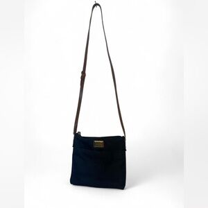 Calvin Klein Navy and Brown Crossbody Bag